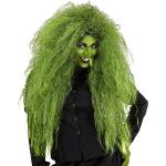 Grüne Horror-Shop Hexenperücken aus Polyester für Damen 