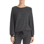 Wildfox Damen Baggy Beach Long Sleeve Pullover Sweatshirt, Clean Black, Medium