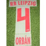 Willi Orban RB Leipzig Flock Set in Matchworn Size für das Home Trikot 2023/24