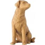 Willow Tree Figur - Love my Dog - Hundefigur sitzend Hellbraun