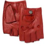 Rote Fingerlose Handschuhe & Halbfinger-Handschuhe aus Leder für Herren Größe L 