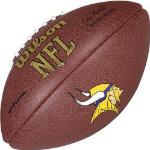 "Wilson Football NFL Team Logo Minnesota Vikings WTF1748MN "