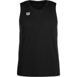 Reduzierte Schwarze Wilson V-Ausschnitt V-Shirts mit Basketball-Motiv für Herren Größe 3 XL 