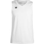Reduzierte Weiße Wilson V-Ausschnitt V-Shirts mit Basketball-Motiv für Herren Größe 3 XL 