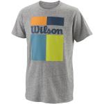 Wilson Jungen Grid Tech Tennisshirt Trainingsshirt grau M 140