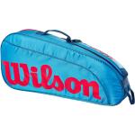 Blaue Wilson Tennistaschen mit Reißverschluss gepolstert für Kinder klein 