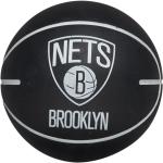 Wilson NBA Dribbler Brooklyn Nets Mini Ball WTB1100PDQBRO, Unisex, Basketbälle, schwarz