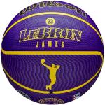 Wilson NBA Player Icon Lebron James Outdoor Ball WZ4027601XB, Unisex basketballs, Purple, 7 EU