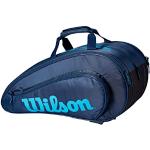 Reduzierte Marineblaue Wilson Tennistaschen aus Polyester mit Außentaschen klein 