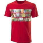 Rote Wilson Rundhals-Ausschnitt T-Shirts aus Baumwolle für Herren Größe S 