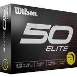 Wilson Staff Fifty Elite 23 Golfbälle - 12er Pack gelb