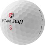 Wilson Staff Wilson Dx2 Soft Golfbälle, white, Platinum Qualität