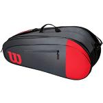 Rote Wilson Team Tennistaschen mit Reißverschluss mit Außentaschen für Herren 