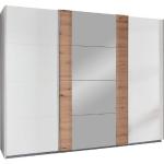 Wimex Schwebetürenschrank »Bern« mit zusätzlicher Innenausstattung, weiß, Weiß-Artisan Oak Nachbildung