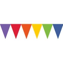Amscan Wimpelkette bunt regenbogenfarben - 0013051493493