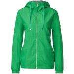 Grüne Street One Mini Kurzjacken & Cropped-Jackets mit Reißverschluss aus Nylon mit Kapuze für Damen Größe L für den für den Herbst 