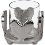 Silberne Moderne Formano Teelichthalter aus Metall 