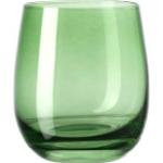 Grüne Moderne LEONARDO Teelichthalter aus Glas graviert 