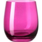 Violette LEONARDO Teelichthalter aus Glas graviert 