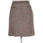 Reduzierte Braune windsor Kunstlederröcke aus Wolle für Damen Größe S 