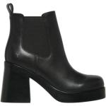 Windsor Smith, Schwarze Leder-Chelsea-Stiefel für Damen - Größe 38 Black, Damen, Größe: 39 EU