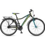 Winora Dash 26 21-Gang Jugendfahrrad Fahrrad schwarz/grün/orange matt, 26 Zoll 21-Gang 16 (4043021750)
