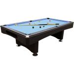Winsport Poolbillardtisch "Black Pool 8 ft.", schwarz / blau, 8 ft. / 256 x 144 cm