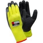 Neongelbe Handschuhe aus Latex Größe 8 für den für den Winter 