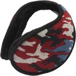 Rote Camouflage Ohrenschützer & Ohrenwärmer für Herren für den für den Winter 