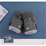 Braune Fingerlose Handschuhe & Halbfinger-Handschuhe maschinenwaschbar für Herren Einheitsgröße für den für den Winter 