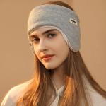 Khakifarbene Ohrenschützer & Ohrenwärmer für Damen für den für den Winter 