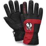 Rote Sportliche Fingerhandschuhe aus Fleece für Damen Größe 3 XL für den für den Winter 