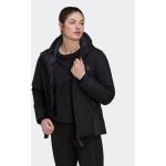 Reduzierte Schwarze adidas Winterjacken für Damen Größe S für den für den Winter 