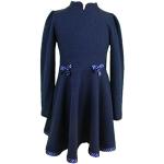 Dunkelblaue Trocadero Winterkleider für Kinder für Mädchen Größe 122 für den für den Winter 