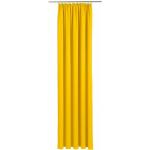 Gelbe Unifarbene Georg Chr. Wirth Fertiggardinen strukturiert aus Polyester 
