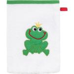 Grüne Bestickte Smithy Froschkönig Froschkönig Handtücher aus Baumwolle maschinenwaschbar 16x21 