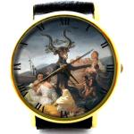Witches' Sabbath Von Francisco Goya Lederuhr, Art Ladies Watch, Unisex Uhr, Schmuck