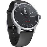 Reduzierte Schwarze Wasserdichte Withings Hybrid Smartwatches mit Smart Notifications mit Bluetooth für Herren zum Sport 