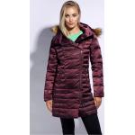 Reduzierte Lila Gesteppte Wittchen Damensteppmäntel & Damenpuffercoats mit Reißverschluss aus Polyester mit Kapuze Größe XL für den für den Herbst 
