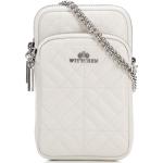 Reduzierte Weiße Wittchen Kleine Handtaschen mit Reißverschluss aus Leder mit Kettenhenkel für Damen 