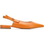 Reduzierte Orange Blumenmuster Business Wittchen Spitze Hochzeitsschuhe & Oxford Schuhe mit Riemchen aus Leder für Damen Größe 35 für den für den Frühling 