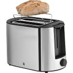 Silberne WMF Bueno Pro Toaster mit Brötchenaufsatz 