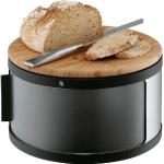 Graue WMF Runde Brotkästen & Brotboxen aus Edelstahl 1-teilig 