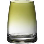 Olivgrüne Runde Wassergläser 325 ml aus Glas 6-teilig 