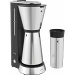 WMF Filterkaffeemaschine KÜCHENminis® Aroma Thermo to go, 0,65l Kaffeekanne, Papierfilter 1x2, silberfarben