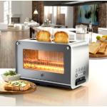 Silberne WMF LONO Toaster aus Glas 