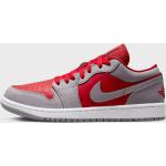 Rote Elegante Nike Air Jordan 1 Low Sneaker aus Leder für Damen Größe 40,5 