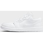 Weiße Nike Air Jordan 1 Low Sneaker aus Kunstleder Leicht für Damen Größe 38,5 
