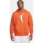 Orange Nike Herrenhoodies & Herrenkapuzenpullover mit Basketball-Motiv aus Fleece Größe L 