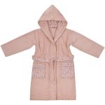 Reduzierte Pinke Wörner Bio Kinderbademäntel mit Kapuze mit Lama-Motiv aus Baumwolle maschinenwaschbar für Mädchen Größe 110 